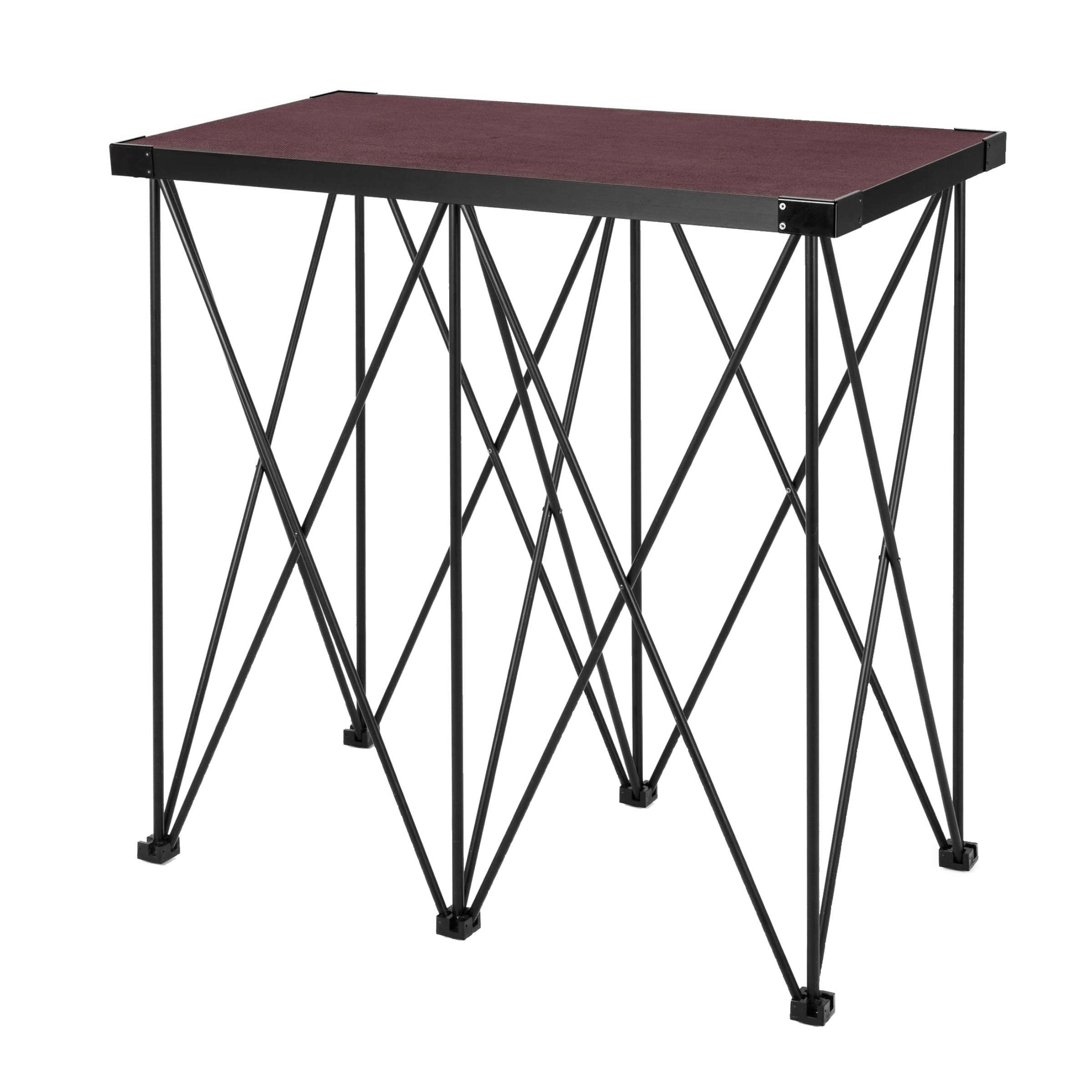 Riser nero h 100 cm con pianale 120 x 60 cm