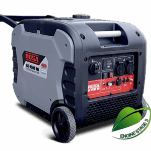 Noleggio a Rovato (Brescia) generatore silenziato Mosa GE 4500 MI, 3,8 kW, ideale per eventi, continuità elettrica, affidabile e compatto con massima riduzione acustica.