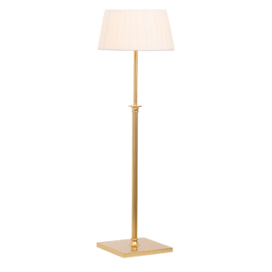 Noleggio lampada da tavolo a batteria Thalia, Zafferano Poldina L oro: LED dimmerabile, luce calda, senza fili. Per matrimoni ed eventi a Brescia e Milano.